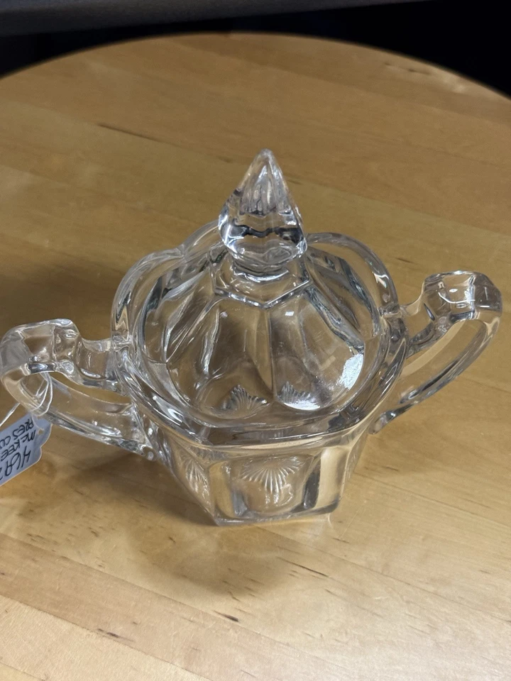 4692 RARO Antiguo 1904-1915 McKee PRES-CUT Tapa Azúcar Tinte Púrpura Foto 1 de 4