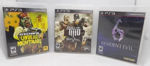 PS3 Zombie/Shooting Games Bundle of 3: Resident Evil 6, Army of Two, Red Dead... - Picture 1 of 11