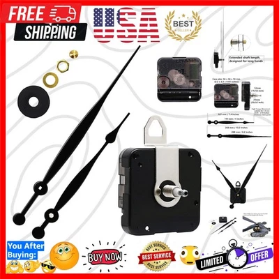 Quartz DIY Wall Clock Movement Mechanisms Battery Powered DIY Repair Parts Re... - Image 1 of 4