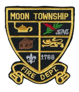 *HTF* Moon Twp. (Allegheny County) PA Pennsylvania Fire Dept. patch - NEW! - Picture 1 of 1