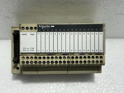 SCHNEIDER ELECTRIC ABE7H16R11 I/O SUB BASE MODULE ABE7 SERIES 0.5-1.8 AMP - Photo 1/4