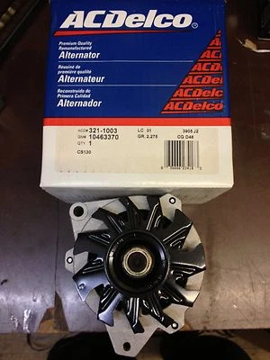 321-1003 ACDelco Rebuilt Alternator 10463370 Century Celebrity Cutlass Ciera USA - Image 1 of 4