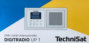 TechniSat UP 1 DigitRadio DAB+ Bluetooth Digitalradio Unterputz weiß Verp.beschä - Bild 1 von 1