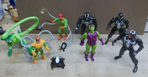 LOT 7 SPIDER MAN COLLECTION VENOM DOC OCTORUS GREEN GOBLIN SCORPION - Picture 1 of 13