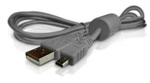 Cable de datos de carga USB para cámara digital Samsung Digimax ES90 ES91 ES30 ES80 ES81 - Imagen 1 de 1