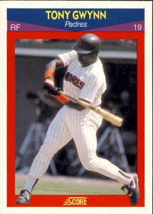 1990 Score 100 Superstars San Diego Padres Baseball Card #3 Tony Gwynn