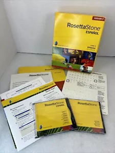 Rosetta Stone Espanol Spanish Latin America Level 1 Version 3 No Headset - Picture 1 of 10