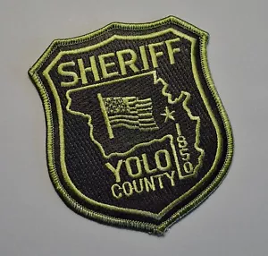 Yolo County California Sheriff o/s Fully Embroidered #3 Patch ++ Mint CA - Picture 1 of 1