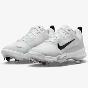 Nike Force Zoom Trout 9 Pro Baseball Cleats White Platinum FB2907-100 Men 7-7.5 - Picture 1 of 8