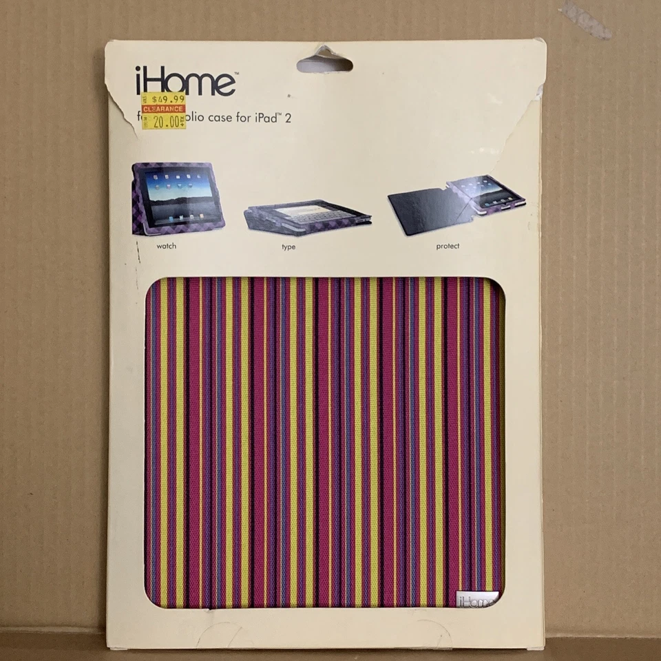 iHome Apple iPad 2da Generación Protección Completa Frontal y Trasera Negro Nuevo Foto 1 de 4