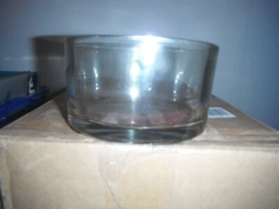 Glasschlale, rund mit dicken Wänden 15 cm Durchmesser - Bild 1 von 4