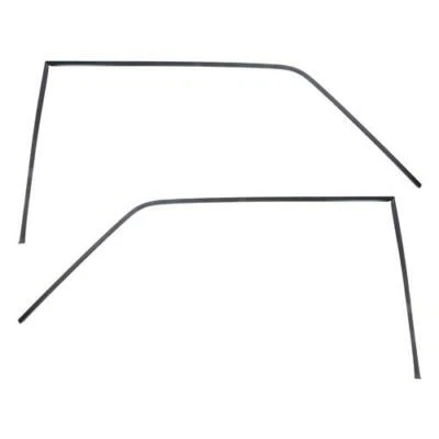 1987-1993 FORD MUSTANG ACABAMENTO DE ALUMÍNIO JANELA CANAL RUA VENDA FORA DA LEI! - Imagem 1 de 4