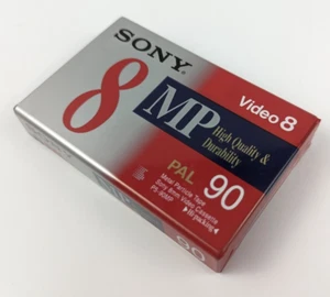 CINTA SONY VIDEO 8 MP PAL 90 CASSETTE P5-90MP ALTA CALIDAD Y DURABILIDAD SELLADA - Imagen 1 de 6
