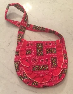 Vintage 70s Handmade Quilted Hippie Shoulder bag Purse 11 1/2 X 10 Never Used - Picture 1 of 6