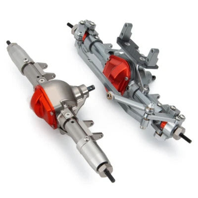 für 1/10 RC Axial SCX10 Honcho Jeep CNC Alu Vorderachse Hinterachse Achsen Achse - Bild 1 von 4