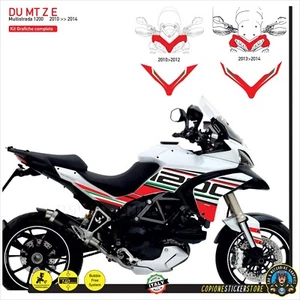 Komplette Aufkleber Grafiken Für DUCATI Multistrada 1200 2010 2014 ZE - Bild 1 von 1