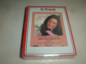Loretta Lynn GREATEST VOL II MCA 8 Track Tape SEALED 74 Female Country Folk Rock - Picture 1 of 6
