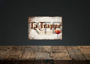 La Trappe metal Beer Sign, Mancave, Beer Hut, Garage Bar, Belgium Beer. - Picture 1 of 1