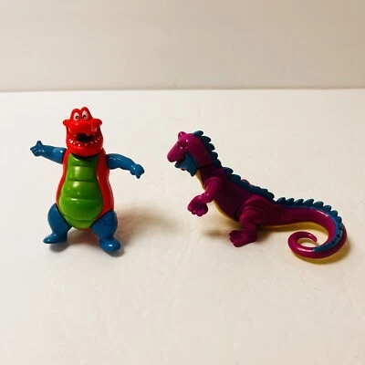 ⭐️ Pink Iguana IGGY RAINFOREST CAFE Lizard Red Nile crocodile - Image 1 of 4