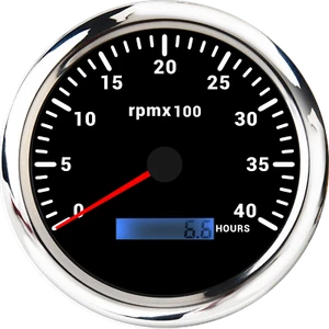 110MM Waterproof Tachometer 0-4000RPM Gauge Tacho Meter for Marine Boat Car - Foto 1 di 18