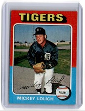1975 Topps Mickey Lolich Detroit Tigers #245