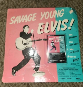 Elvis Presley Cassette Tape Savage Young DPK1-0679 On Card - Picture 1 of 7
