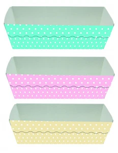 Set di 5 Stampi in Carta per Plum triplica strato cerato 13,5 x 6,5 x 4,5 cm Fac - Foto 1 di 1