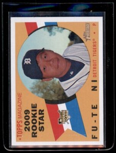 2009 Topps Heritage #573 Fu-Te Ni Rookie
