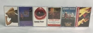 SAMMY HAGAR Cassette Tape Lot x6 Self Standing 3 Lock Box VOA Rematch Marching - Picture 1 of 17