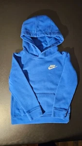 Nike Pullover Sweatshirt Hoodie Kids L 7 Blue STAINS - Picture 1 of 13