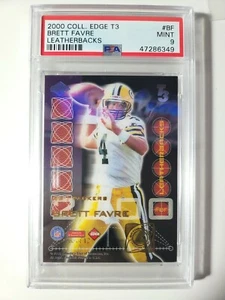 2000 Collectors Edge T3 Brett Favre LEATHERBACKS /12 card #BF PSA 9 POP 1 - Picture 1 of 2