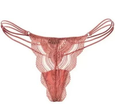 Cosabella Womens Ceylon Pink Terracotta Low Rise Thong L55911 Size S/M - Imagem 1 de 3