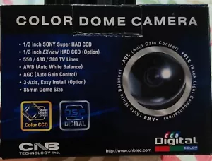 CNB COLOR DOME CAMERA CNB-D1760N - Picture 1 of 4