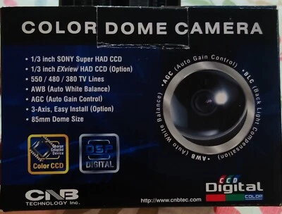 CNB COLOR DOME CAMERA CNB-D1760N - Image 1 of 4
