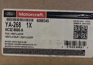 Radiator Fan Blade Motorcraft YA268, HC3Z-8600-A - Picture 1 of 1