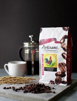 Café filipino artesanal, granos tostados medianos Barako Gold, 100 % Liberica, 1,1 libras Foto 1 de 4