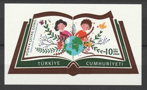 Turkey 2023 World Environment Day MNH Block Cover