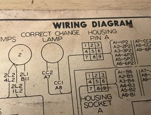 Vtg Westinghouse Beverage Vending Cooler 1-Page Wiring Diagram Instructions - Picture 1 of 14