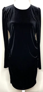 Vestido de Terciopelo Negro Liso Maternidad Maternidad, Talla M, Vestido de Terciopelo Nuevo con Etiqueta - Imagen 1 de 12