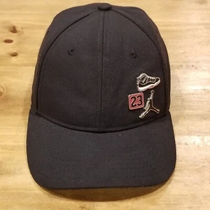 Jordan Hat Cap Strap Back Black Michael Jordan Jumpman 23 Youth Kids Boys - Picture 1 of 12