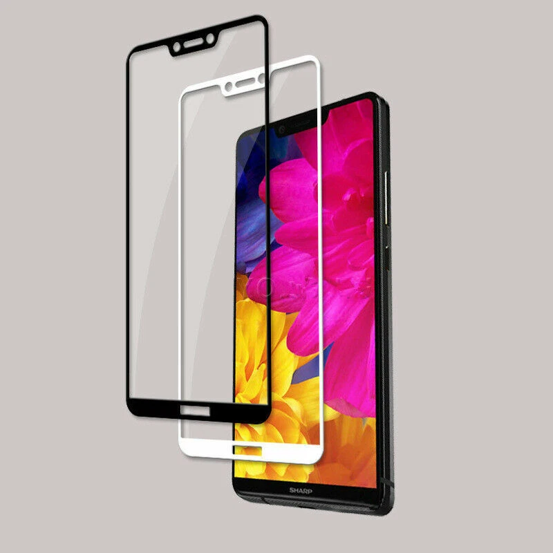 9H 2.5D Full Cover Tempered Glass Screen Protector For Sharp Aquos S2 S3 - Image 1 of 4