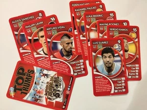 2015 Top Trumps WORLD FOOTBALL STARS⚽ used (you pick) cards Free Shipping #P1 - Picture 1 of 30