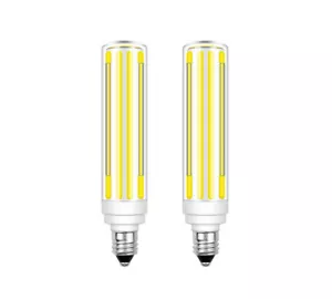 2pcs E11 LED Bulb Dimmable 10W 120V 1100LM COB Ceramics Fan Light TX102F70 H - Picture 1 of 8