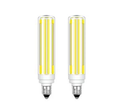 2pcs E11 LED Bulb Dimmable 10W 120V 1100LM COB Ceramics Fan Light TX102F70 H - Image 1 of 4