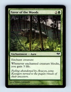 2012 Dark Ascension Favor of the Woods #1 MTG / Magic the Gathering #113 - Picture 1 of 2