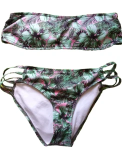 Conjunto de 10 calzoncillos de bikini Missguided UK multicolores florales acolchados sin tirantes bandeau - Imagen 1 de 5