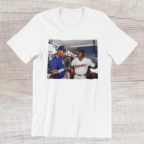 Ken Griffey JR Mariners Tony Gwynn Padres Graphic Printed 1992 T-Shirt Gift Fans Cover
