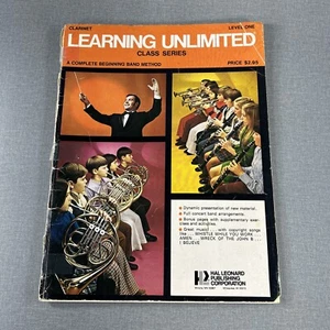 Clarinet Learning Unlimited Class Series Level One Band Method 1973 Paperback - Picture 1 of 7