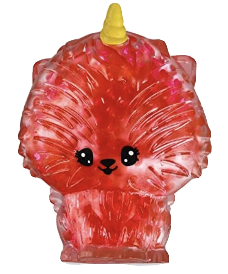 BUBBLEEZZ SQWEEZZ ORB JUMBO ORIGINAL ROJO PURRYCORN, con 3 DIJES SERIE 1 Foto 1 de 3