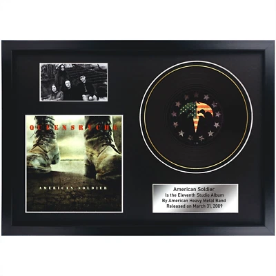Queensryche – American Soldier / LP / Fan Memorabilia / Souvenir in black frame - Image 1 of 4